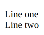 What the example draws