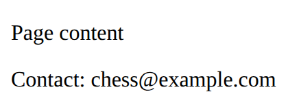 What the example draws