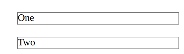 What the example draws
