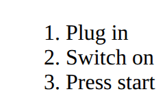 What the example draws