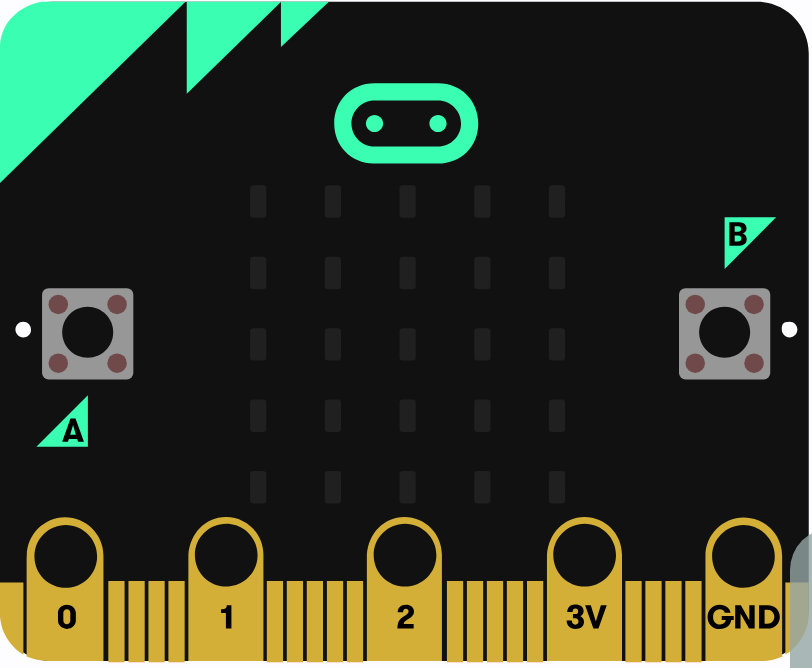 What this program shows in the micro:bit simulator