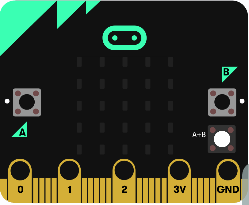 What this program shows in the micro:bit simulator