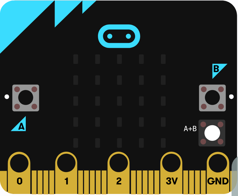 What this program shows in the micro:bit simulator