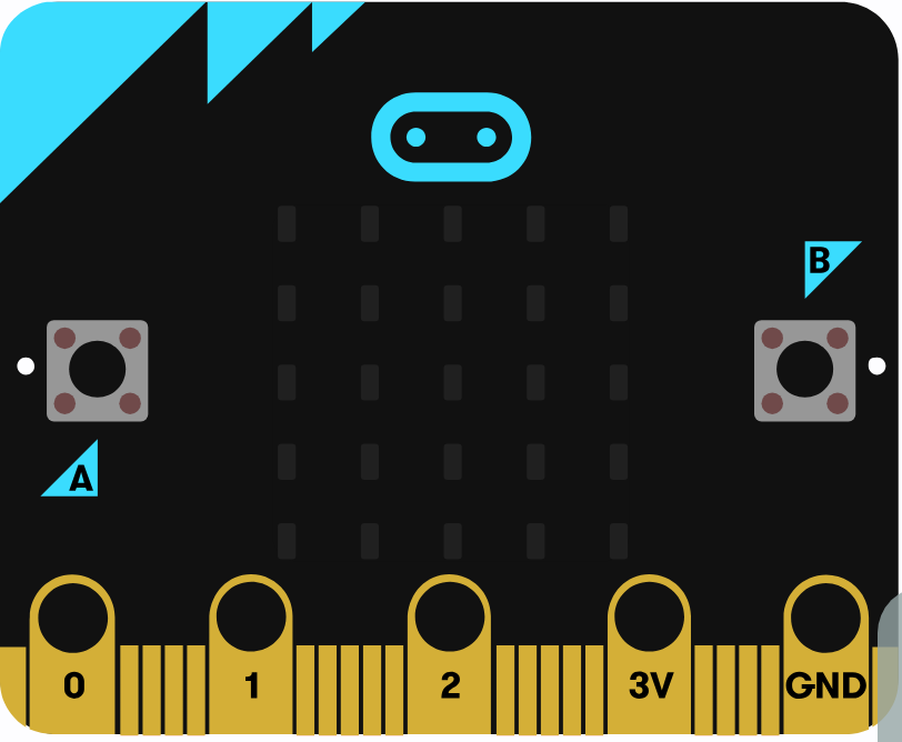 What this program shows in the micro:bit simulator
