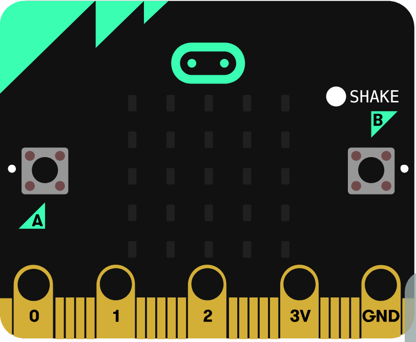 What this program shows in the micro:bit simulator