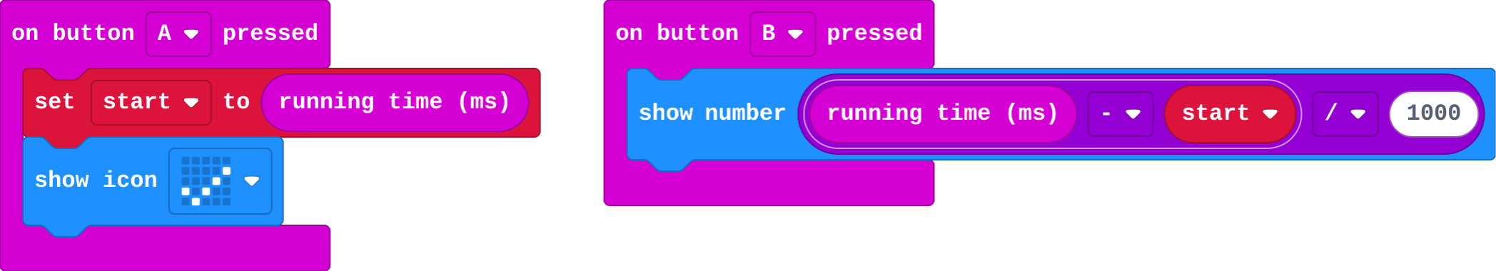 The program as blocks