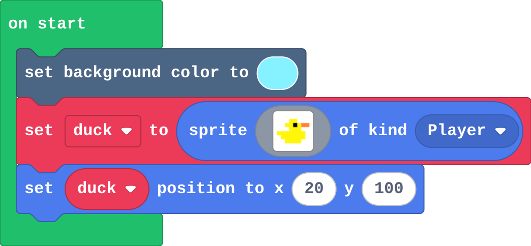 The program as blocks