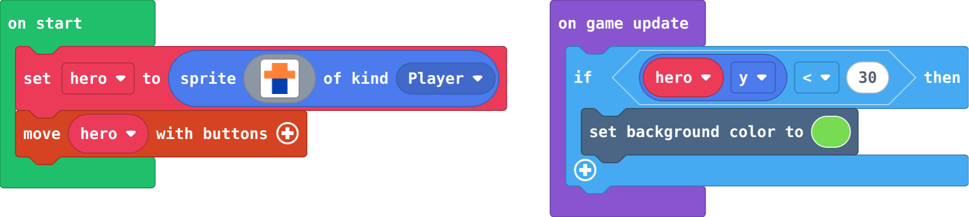 The program as blocks