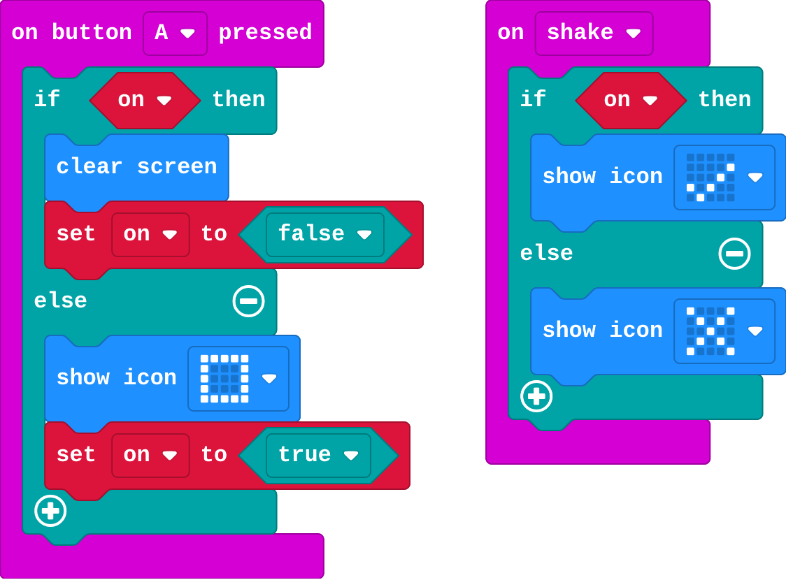 The program as blocks