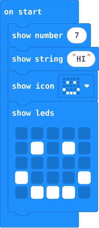 The program as blocks