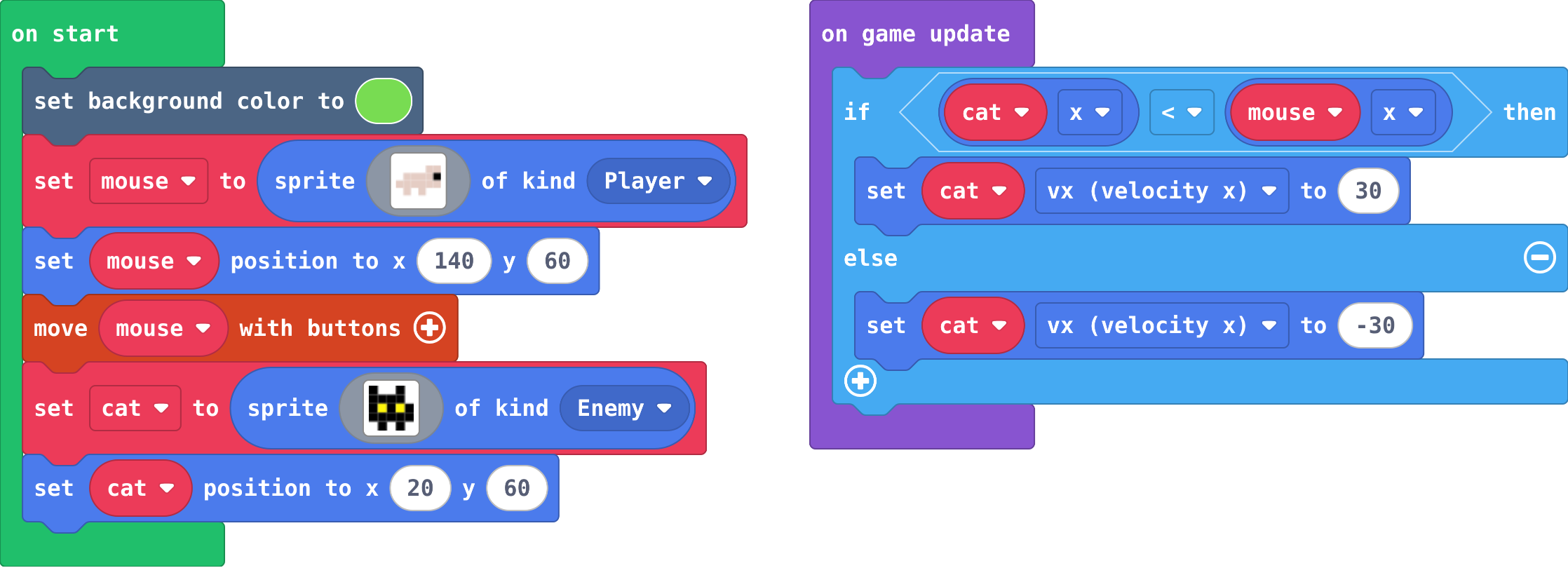 The program as blocks