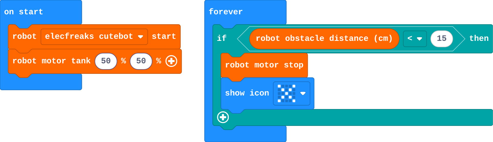 The program as blocks
