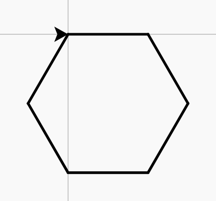 What the example draws
