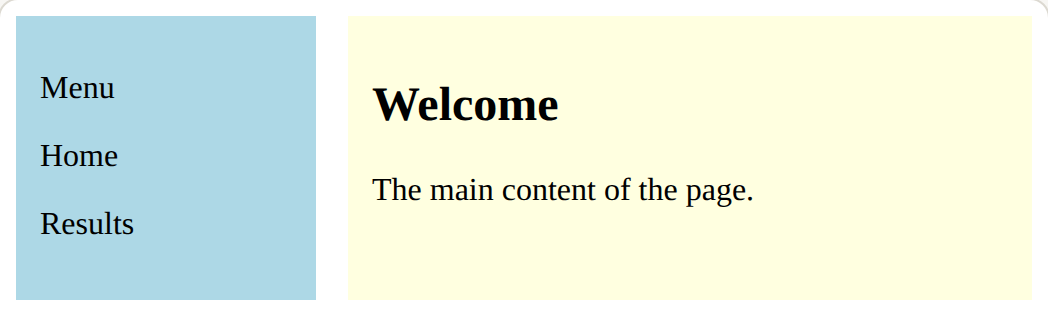 The page this code makes