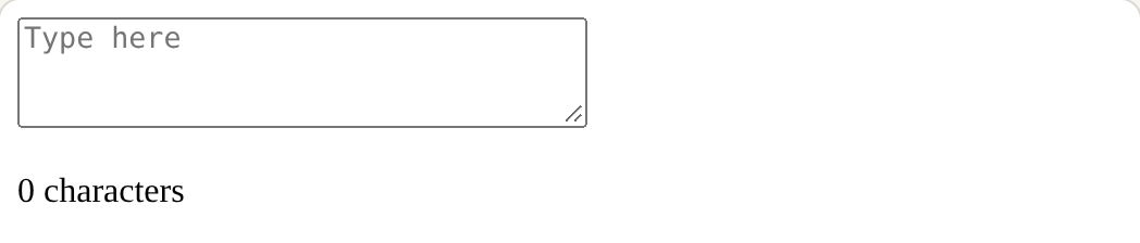 The page this code makes